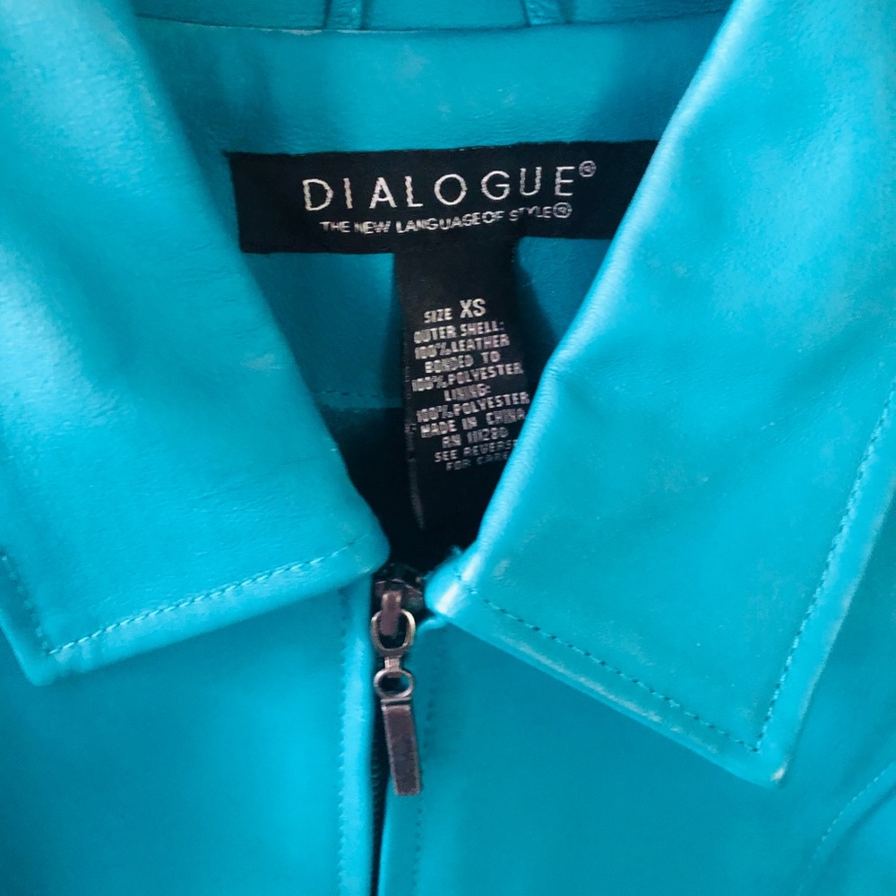 Dialogue Classic Leather Jacket - image 2